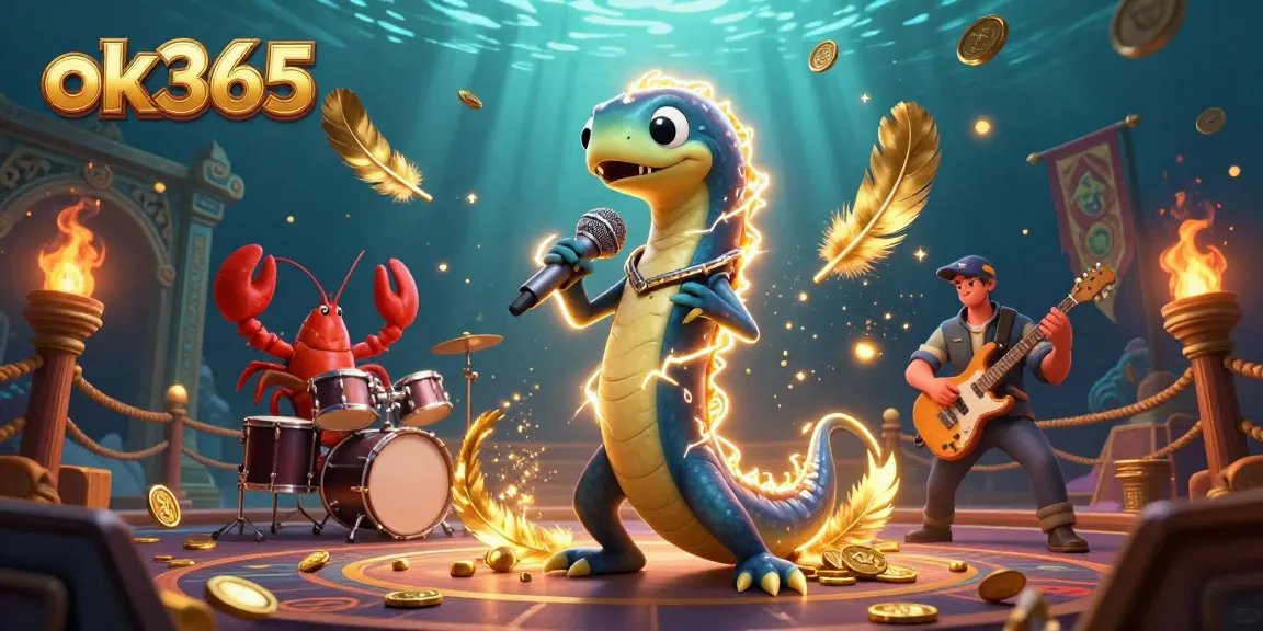 Experience thrilling gaming at ok365 with an electrifying underwater casino performance featuring vibrant characters and dynamic action.