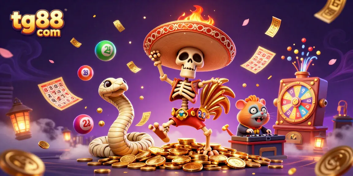 Experience the thrill of winning with tg88 com's vibrant casino world, featuring exciting game elements.