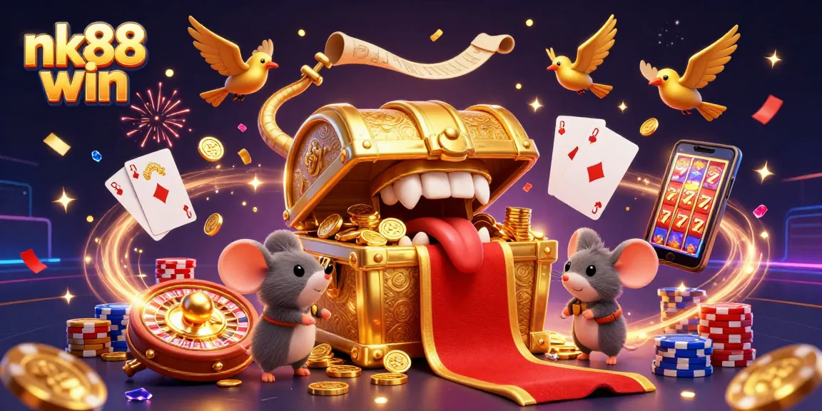 Engage with thrilling gaming at nk88 win, featuring vibrant casino elements and exciting winnings.
