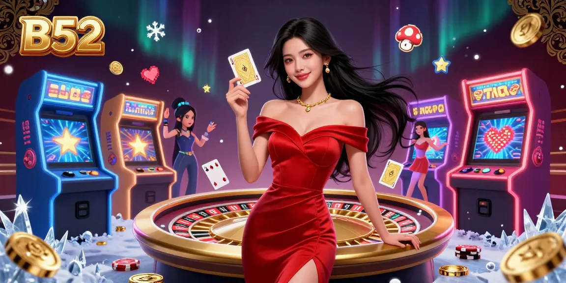 Engage in exciting gameplay at B52 casino with glamorous visuals and dynamic gaming elements.