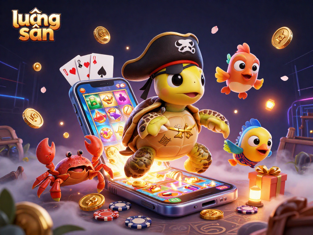 Embark on an exhilarating adventure with lương sơn as you explore thrilling slot games among animated sea creatures.