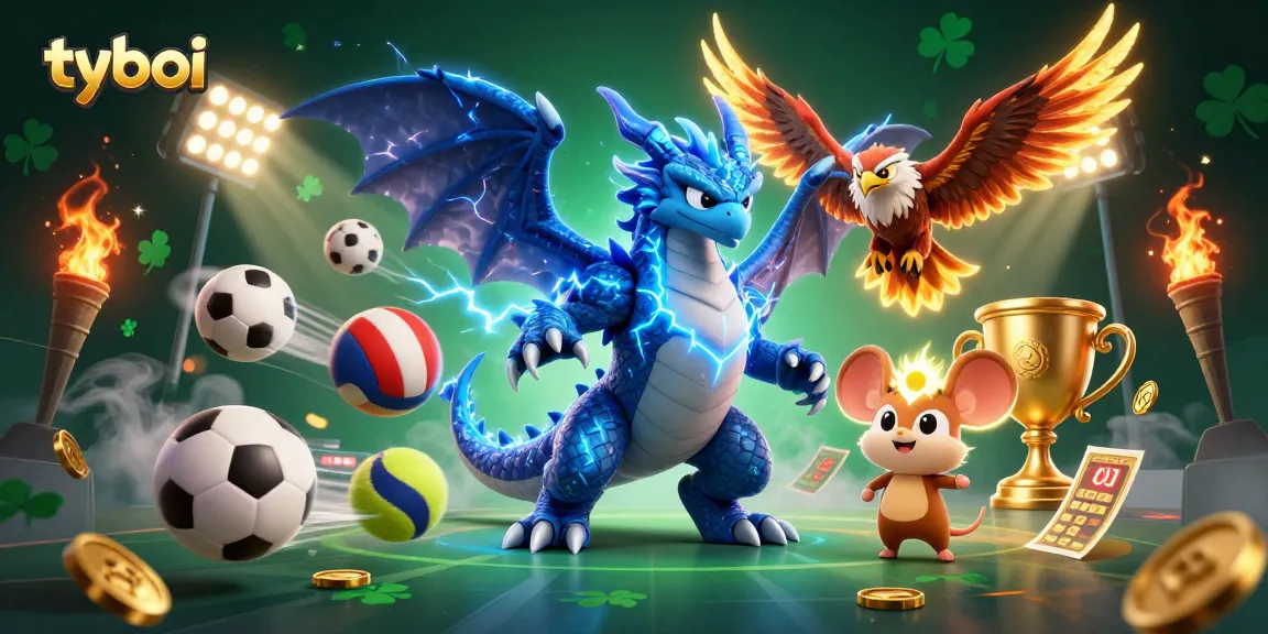 Experience the excitement of tyboi gaming with dazzling characters and thrilling sports action.