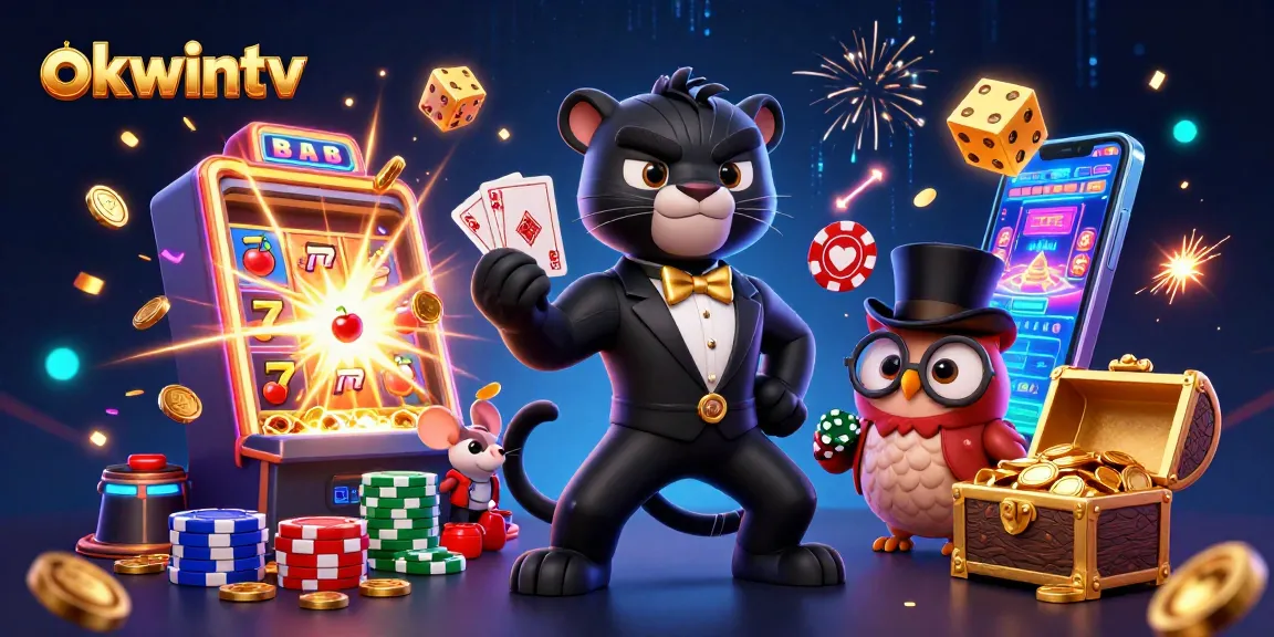 Engage with the dynamic world of okwintv featuring vibrant characters, casino excitement, and rich gambling visuals.