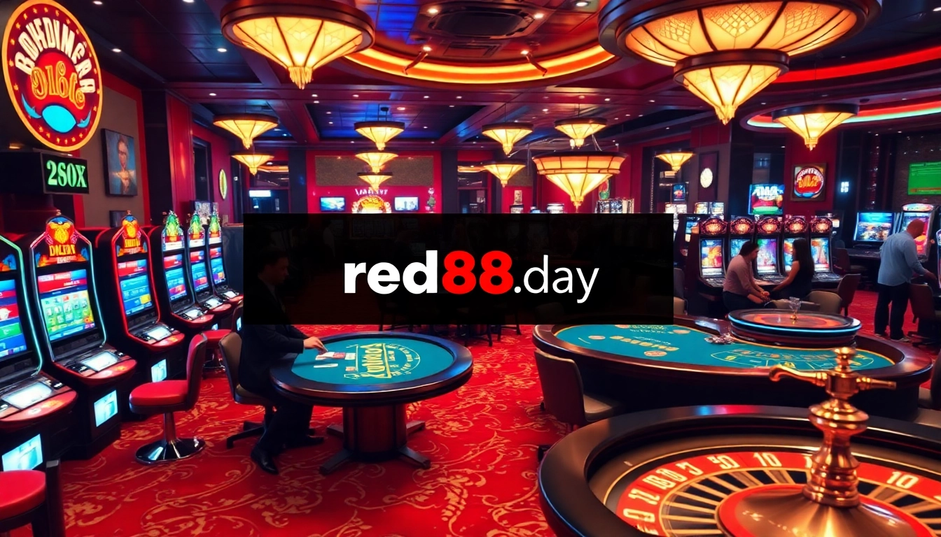Experience the thrills of gaming at https://red88.day/ with immersive slot machines and vibrant casino tables.