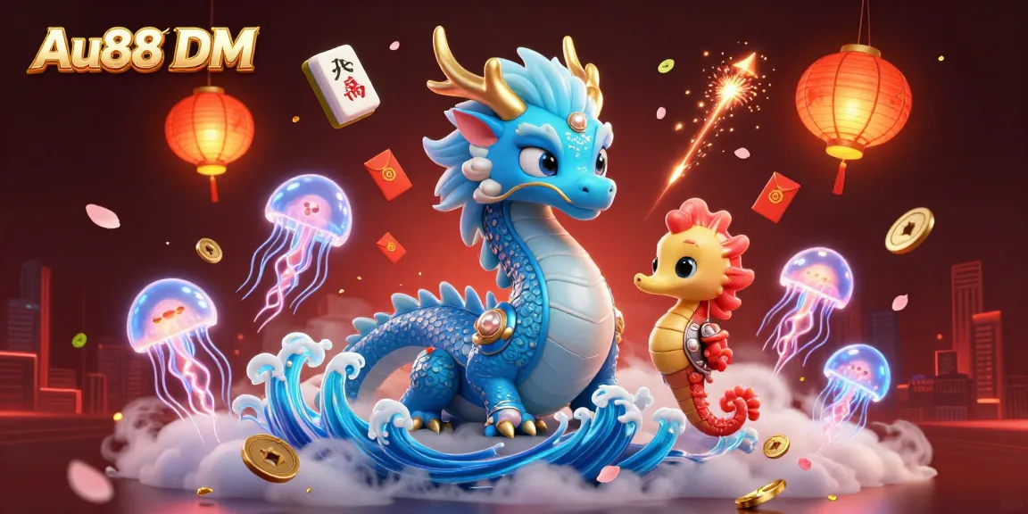 Experience the thrilling world of Au88 DM with dynamic casino elements and vibrant characters in this engaging scene.