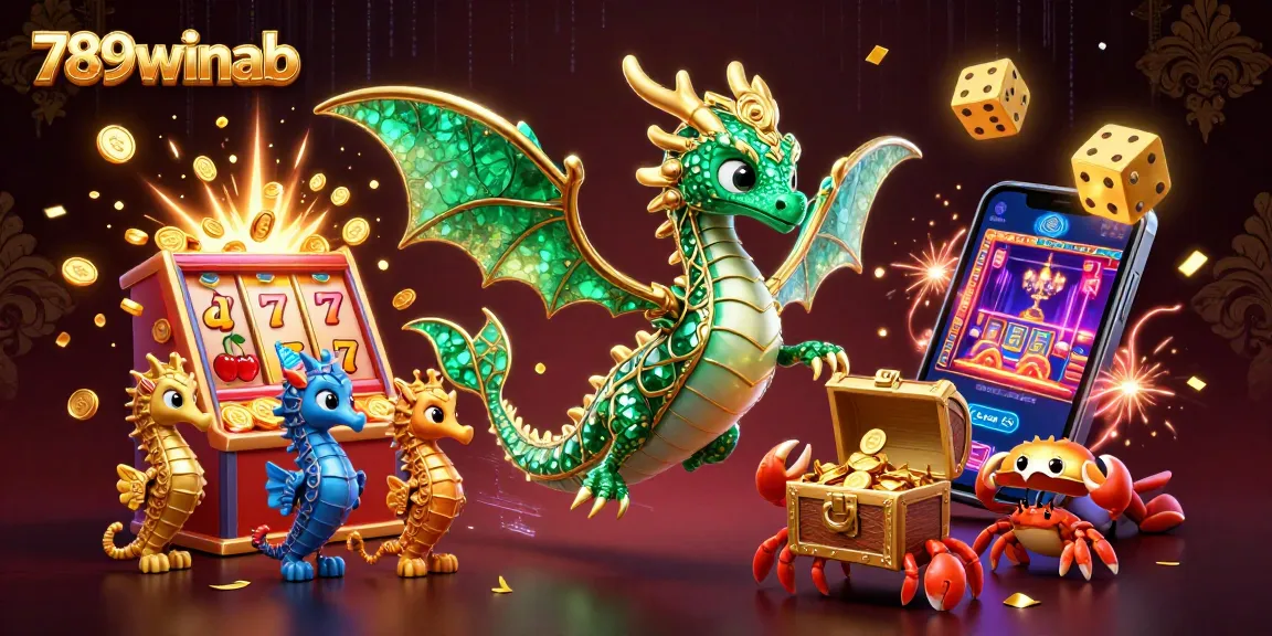 Experience thrilling jackpots at 789winab with colorful slot machines bursting with coins and rich treasures.