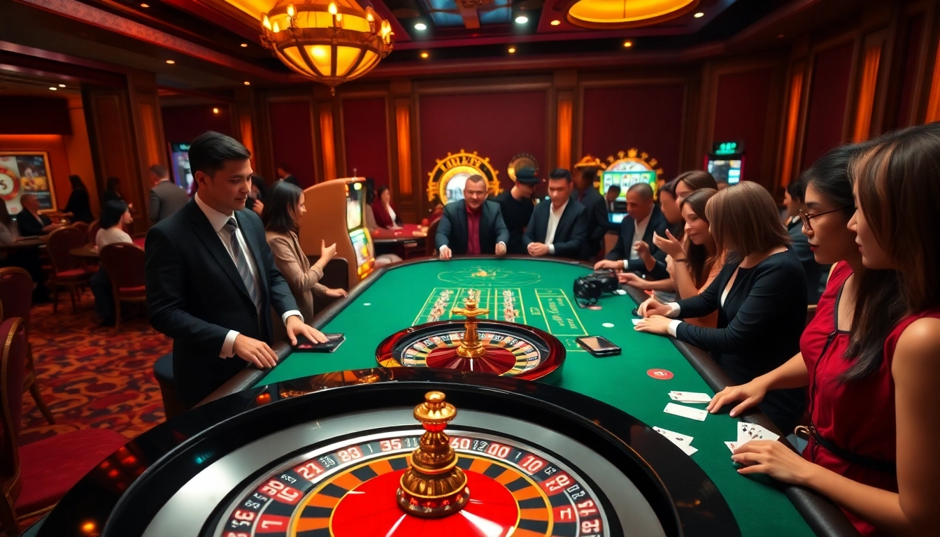 Experience thrilling games at May88 with live dealers and vibrant casino action.