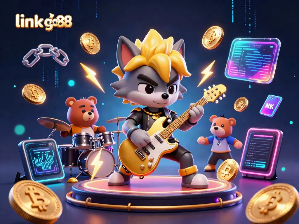 Experience thrilling gaming with link go88 featuring electric cartoon characters in a vibrant casino scene.